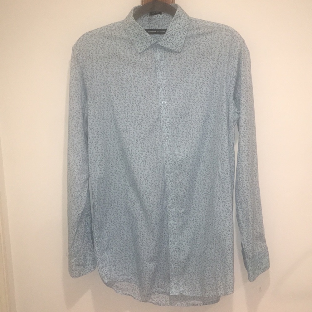 MENS| BLUE| FLORAL|BUTTON DOWN
